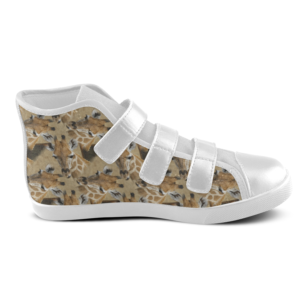 canvas shoes with velcro fastening