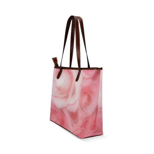 Bouquet of Pink Roses Soft Touch 1 Shoulder Tote Bag (Model 1646)