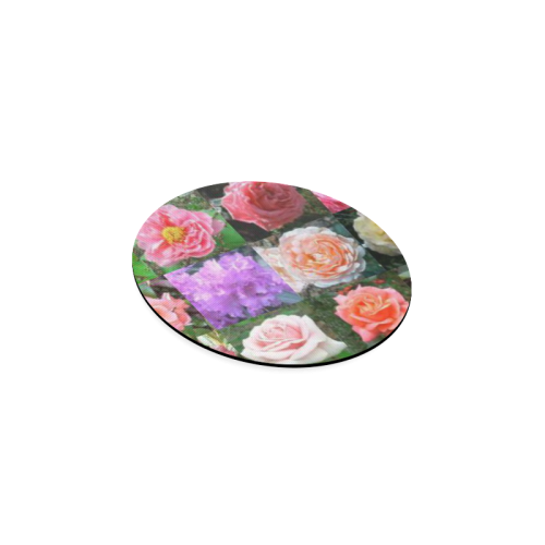 Roses and Rhododendrons Round Coaster