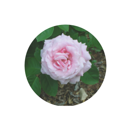 Pink Rose Round Mousepad