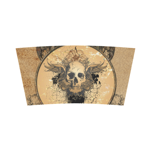 Awesome skull with wings and grunge Bandeau Top