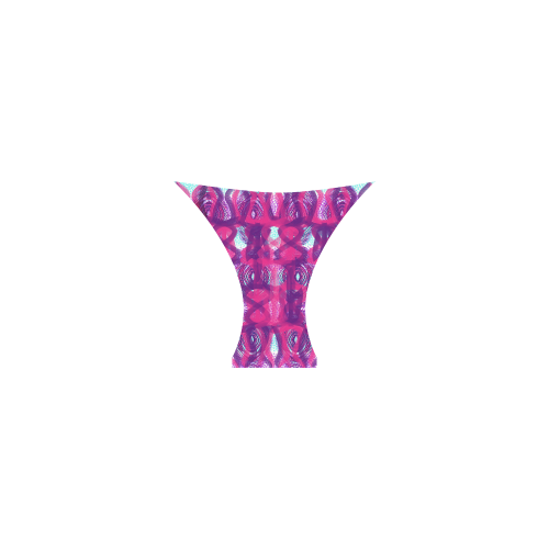 Pink Purple Mix Stylish Abstract Pattern Custom Bikini Swimsuit
