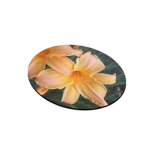 Daylily Round Mousepad