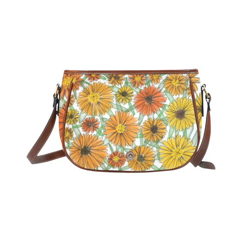 Calendula. Inspired by the Magic Island of Gotland. Saddle Bag/Small (Model 1649) Full Customization