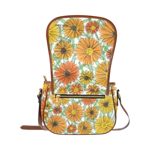 Calendula. Inspired by the Magic Island of Gotland. Saddle Bag/Small (Model 1649) Full Customization