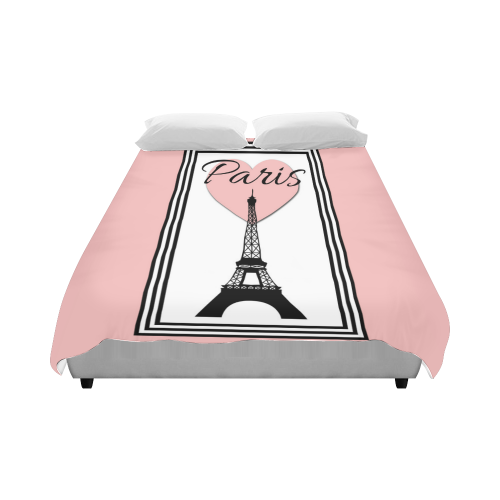 Paris Duvet Cover 86"x70" ( All-over-print)