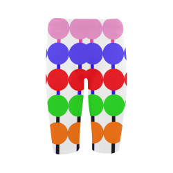Lollipop Pattern Design Hestia Cropped Leggings (Model L03)