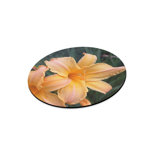 Daylily Round Mousepad