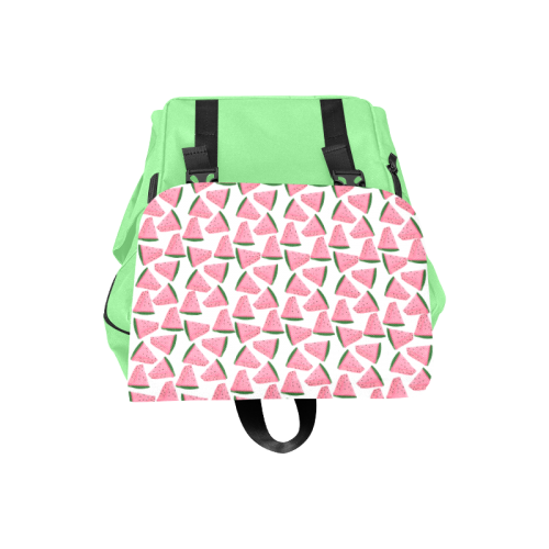 Fresh Fruity Pink Water Melon Summery  Pattern Casual Shoulders Backpack (Model 1623)
