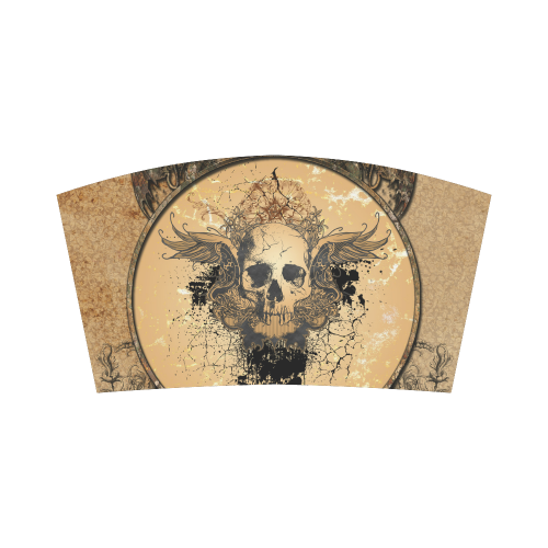 Awesome skull with wings and grunge Bandeau Top