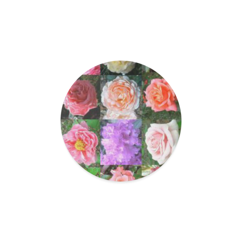 Roses and Rhododendrons Round Coaster