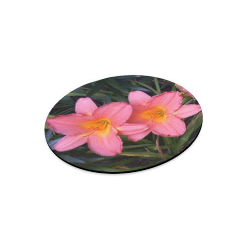 Daylily Round Mousepad