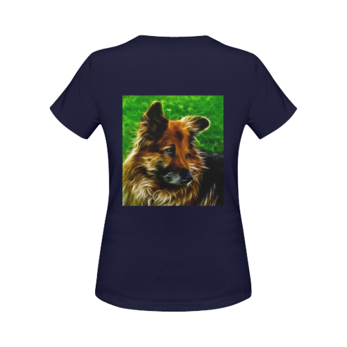 Mans Best Friend Women's Classic T-Shirt (Model T17）