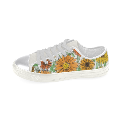 Calendula. Inspired by Magic Island. Women's Classic Canvas Shoes (Model 018)