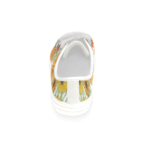 Calendula. Inspired by Magic Island. Women's Classic Canvas Shoes (Model 018)