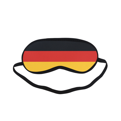 German Flag Colored Stripes Sleeping Mask