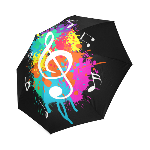 Grunge music Foldable Umbrella (Model U01)