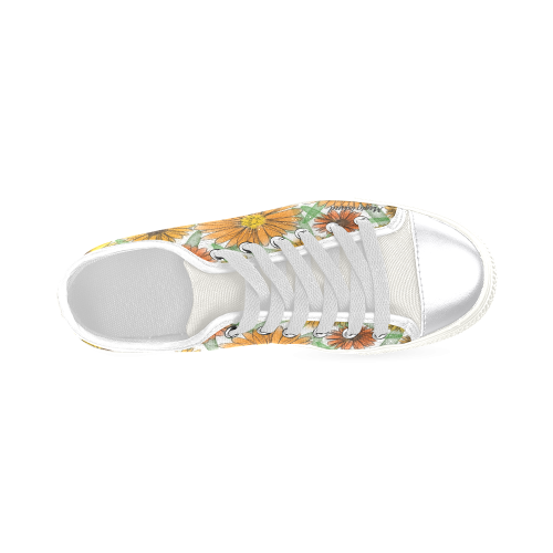 Calendula. Inspired by Magic Island. Women's Classic Canvas Shoes (Model 018)