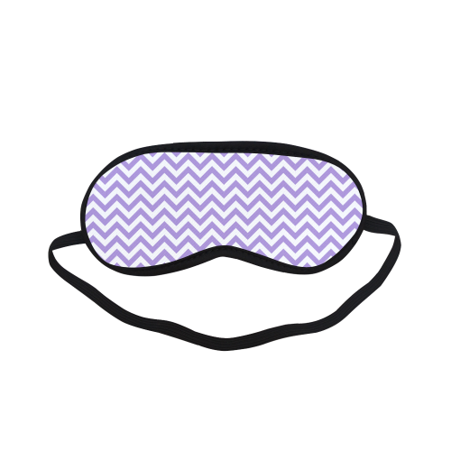 HIPSTER zigzag chevron pattern white Sleeping Mask