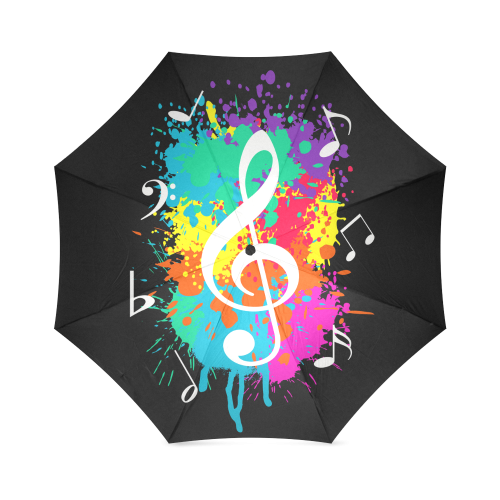 Grunge music Foldable Umbrella (Model U01)