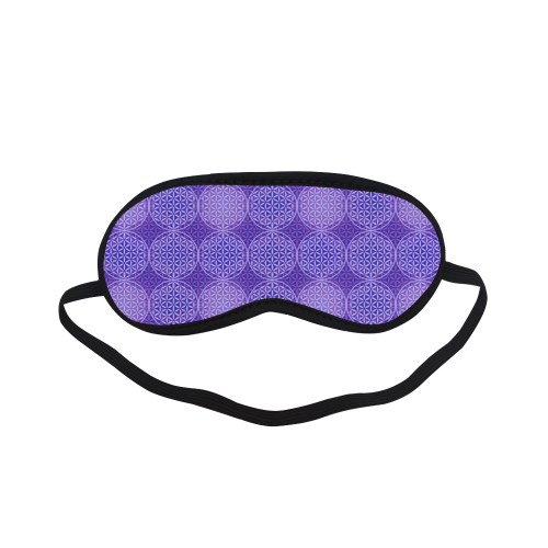 FLOWER OF LIFE stamp pattern purple violet Sleeping Mask