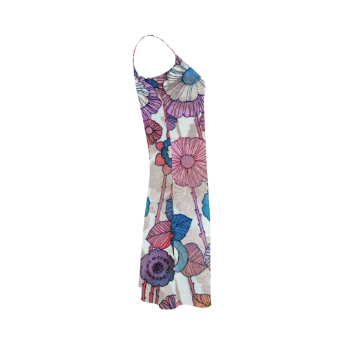 Hanging Flower Garland Alcestis Slip Dress (Model D05)