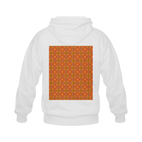 Gingerbread Houses, Cookies, Apple Cider Abstract Gildan Full Zip Hooded Sweatshirt (Model H02)