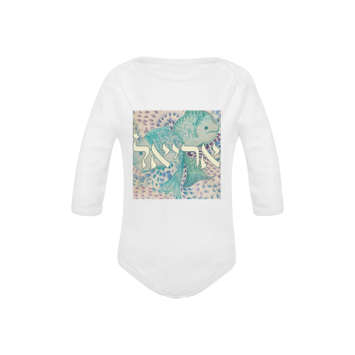 ariel A4 Baby Powder Organic Long Sleeve One Piece (Model T27)