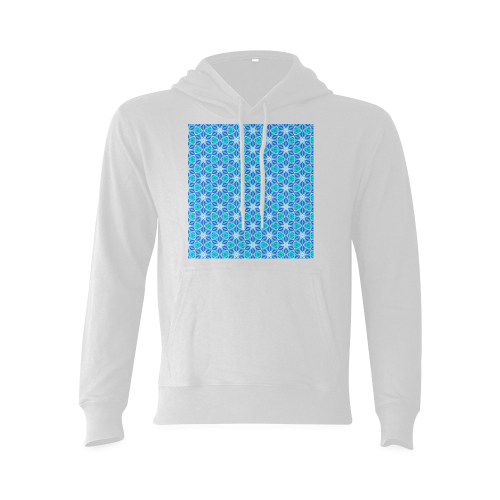 Aqua Hawaiian Stars under a Night Sky Dance Oceanus Hoodie Sweatshirt (Model H03)