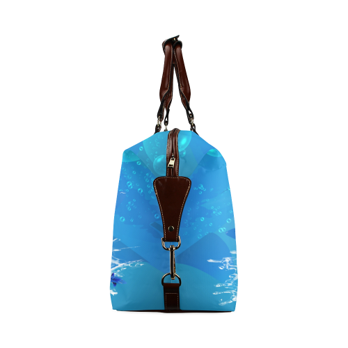 The cartoon sharks Classic Travel Bag (Model 1643)