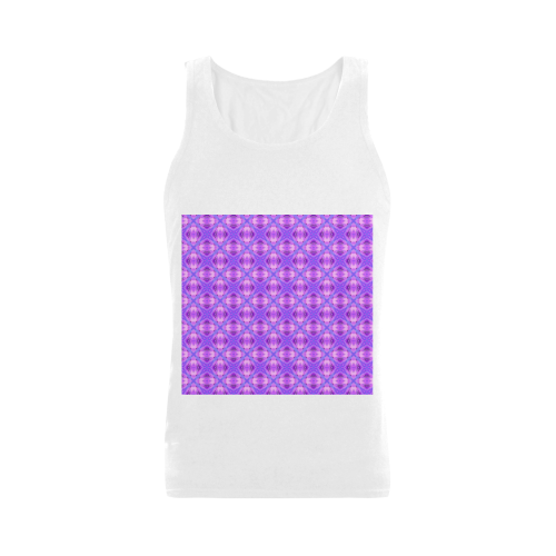 Vibrant Abstract Modern Violet Lavender Lattice