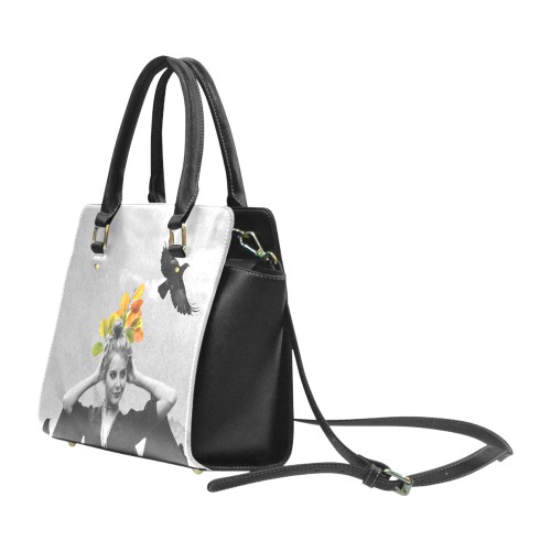 Crow girl Classic Shoulder Handbag (Model 1653)