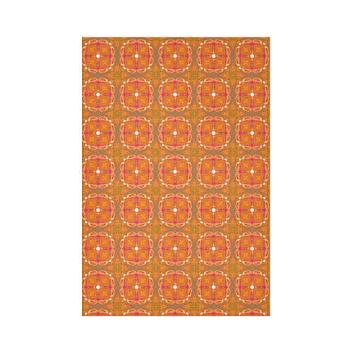 Gingerbread Houses, Cookies, Apple Cider Abstract Cotton Linen Wall Tapestry 60"x 90"