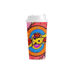 Skurill Popart by Nico Bielow Double Wall Plastic Mug