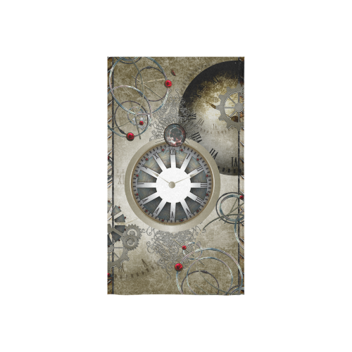 Steampunk, noble design, clocks and gears Custom Towel 16"x28"