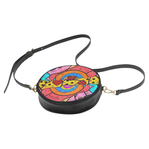 Skurill Popart by Nico Bielow Round Sling Bag (Model 1647)