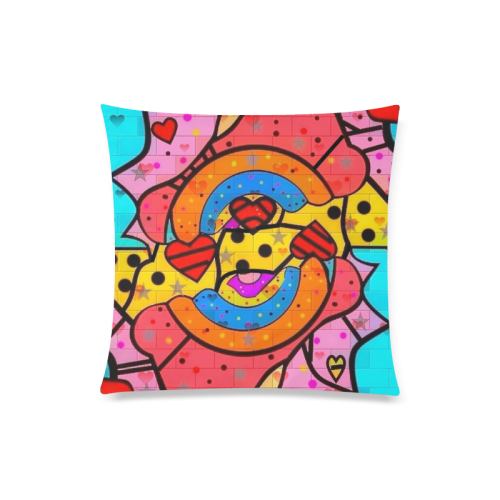 Skurill Popart by Nico Bielow Custom Zippered Pillow Case 20"x20"(Twin Sides)