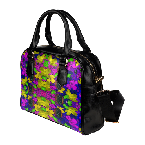 Eyes in the dark popart Shoulder Handbag (Model 1634)