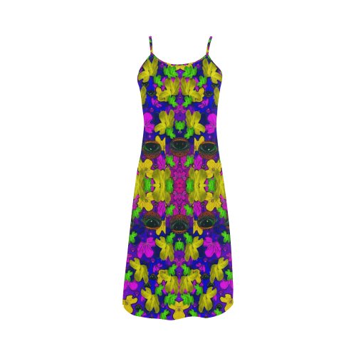 Eyes in the dark popart Alcestis Slip Dress (Model D05)