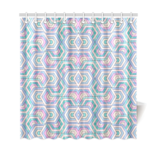Geo Pattern Shower Curtain 69"x72"