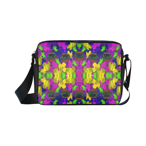 Eyes in the dark popart Classic Cross-body Nylon Bags (Model 1632)