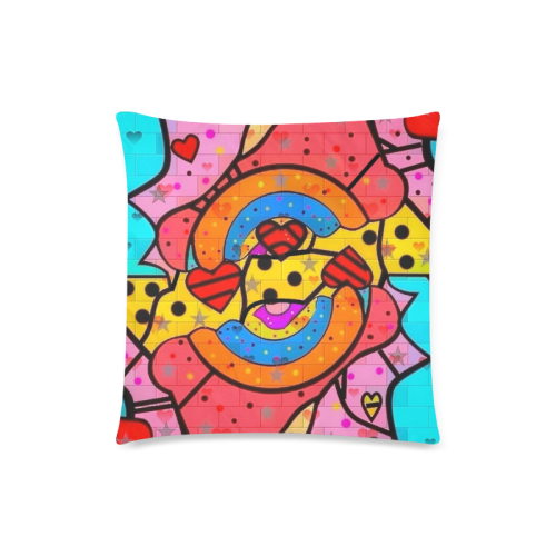 Skurill Popart by Nico Bielow Custom Zippered Pillow Case 18"x18"(Twin Sides)