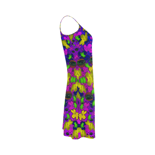 Eyes in the dark popart Alcestis Slip Dress (Model D05)