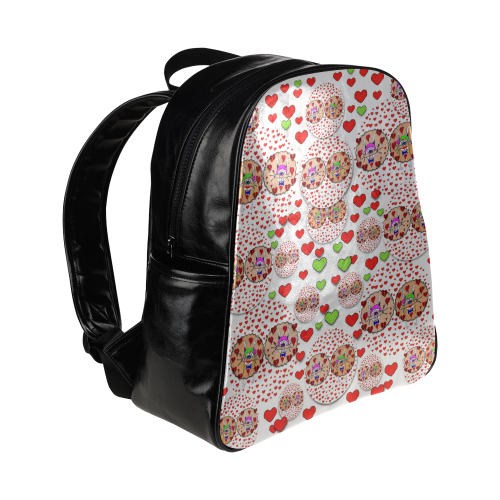 Love Bunnies in peace and Popart Multi-Pockets Backpack (Model 1636)