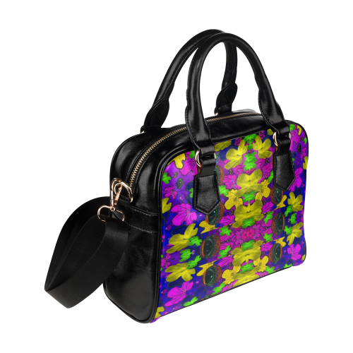 Eyes in the dark popart Shoulder Handbag (Model 1634)