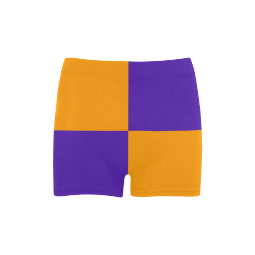 Only Two Colors: Orange - Violet Lilac Briseis Skinny Shorts (Model L04)