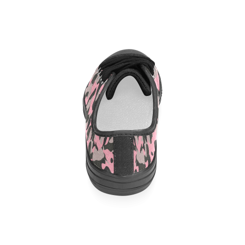 Kitty Camo Women's Classic Canvas Shoes (Model 018)