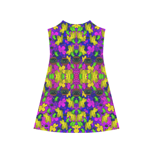 Eyes in the dark popart Alcestis Slip Dress (Model D05)