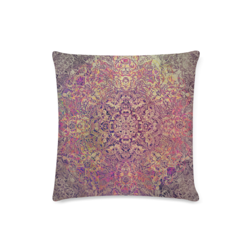 Magic mandala 6 Custom Zippered Pillow Case 16"x16"(Twin Sides)