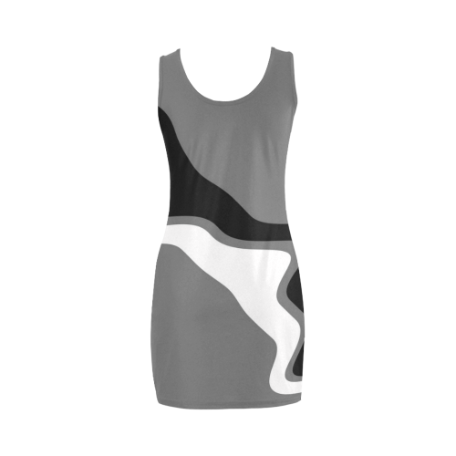 Monochromatic slur Vest Dress 2 Medea Vest Dress (Model D06)